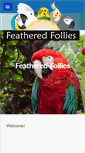 Mobile Screenshot of feathered-follies.com